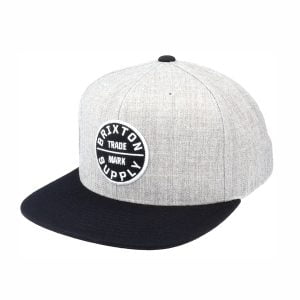 OATH III SNAPBACK Grey/Black- BRIXTON