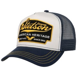 TRUCKER CAP AMERICAN HERITAGE Navy - STETSON